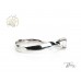  Нестандартен  Пръстен с Лабораторен Диамант 14К Бяло Злато  Bloom Jewellery